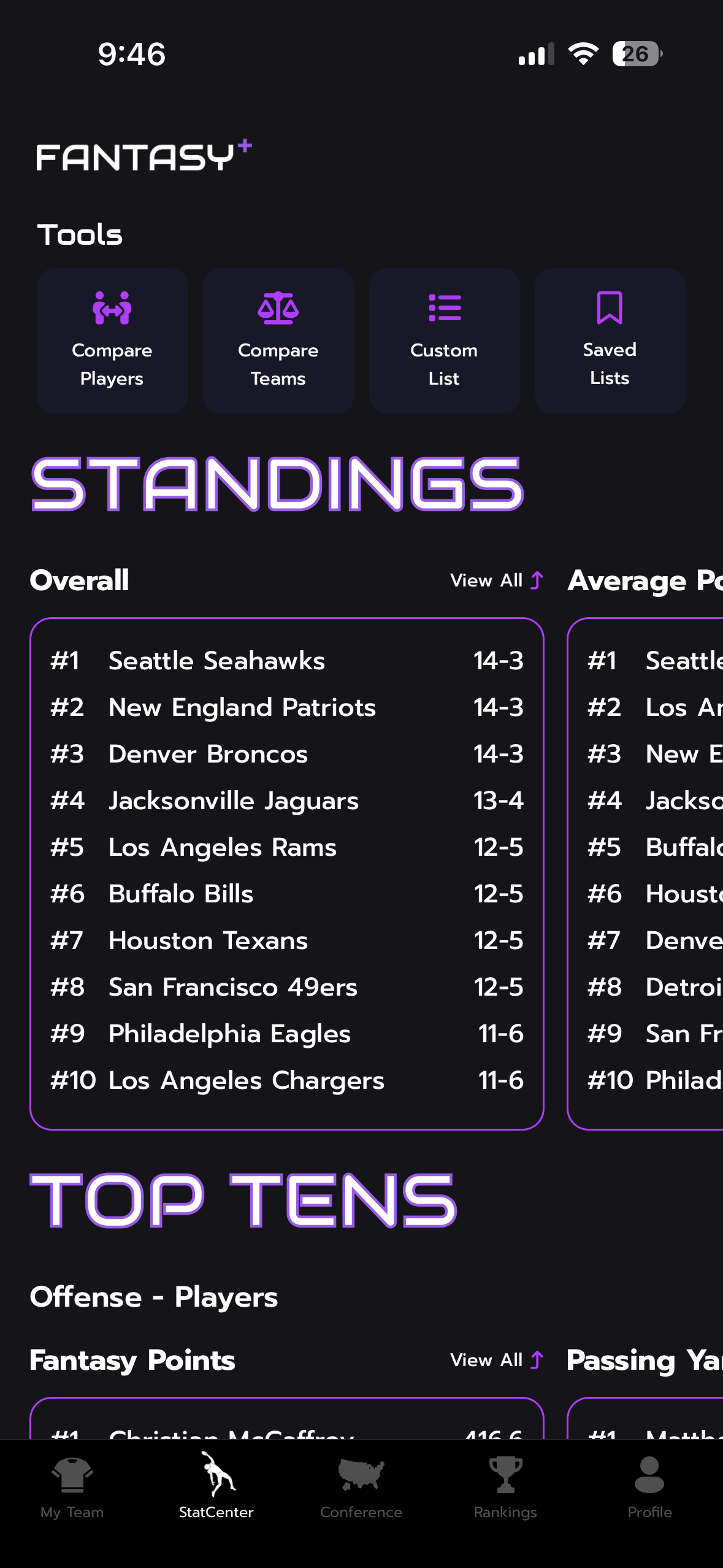 Draft Room Screen